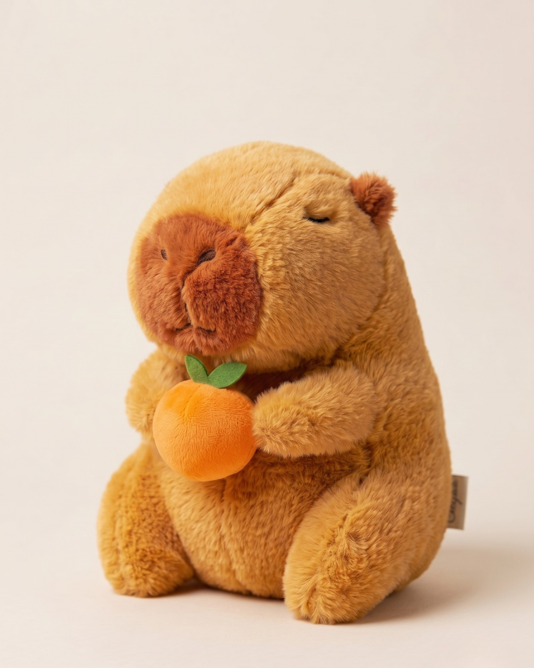 Zumo Orange Capybara Plush Toy | The Unbothered Capybara & Co.