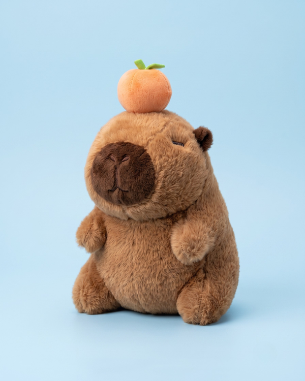 Zumo Orange Capybara Plush Toy | The Unbothered Capybara & Co.