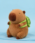 Mossy Capybara Plush with Turtle | The Unbothered Capybara & Co.