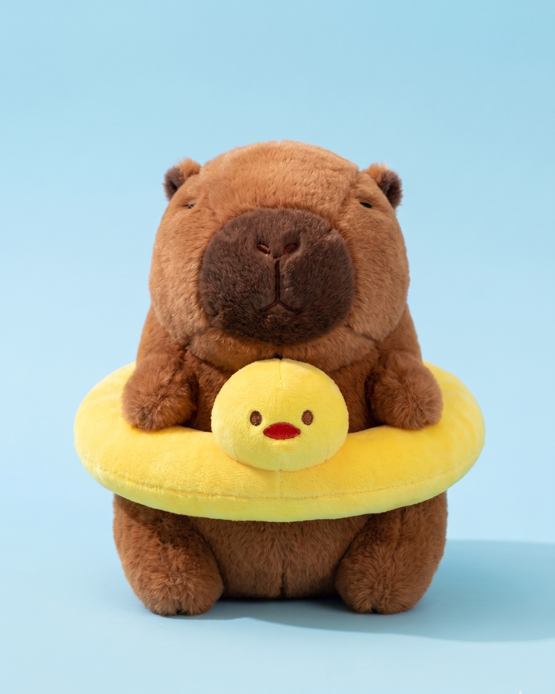 Bubblo Capybara Plush with Duck Float | The Unbothered Capybara & Co.