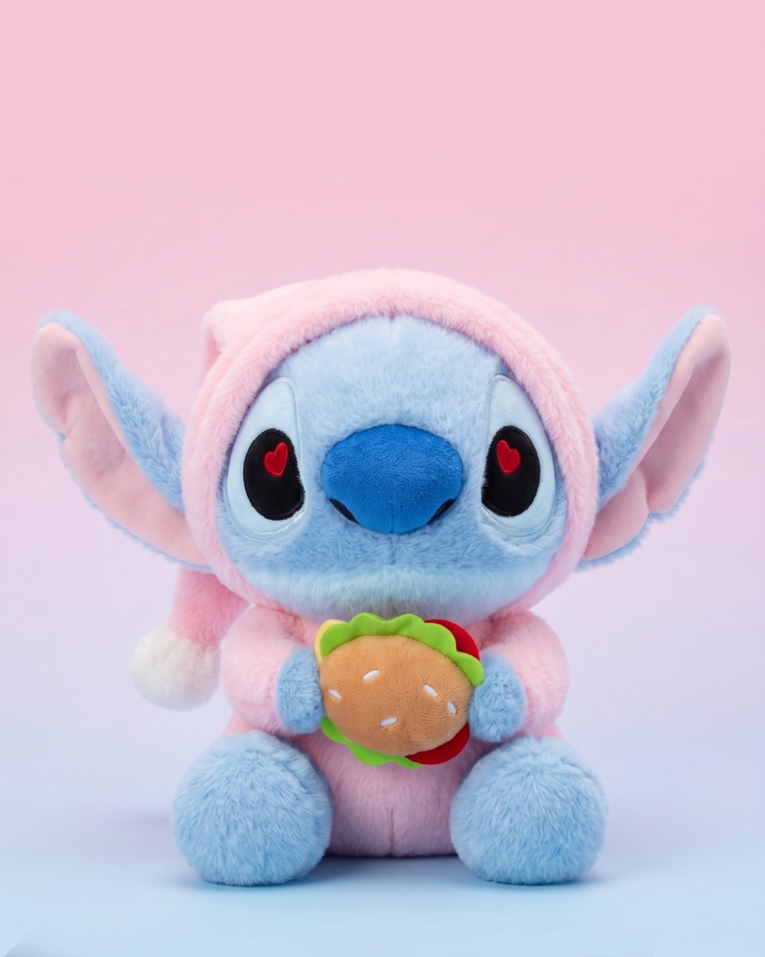 Bungo Blue Alien Plush with Burger | The Mischief Gang | Cloudy Cuddles