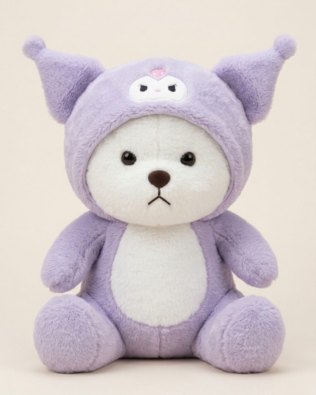 Melumi Purple Bear Plush Toy | Snugsuit Bears | Cloudy Cuddles