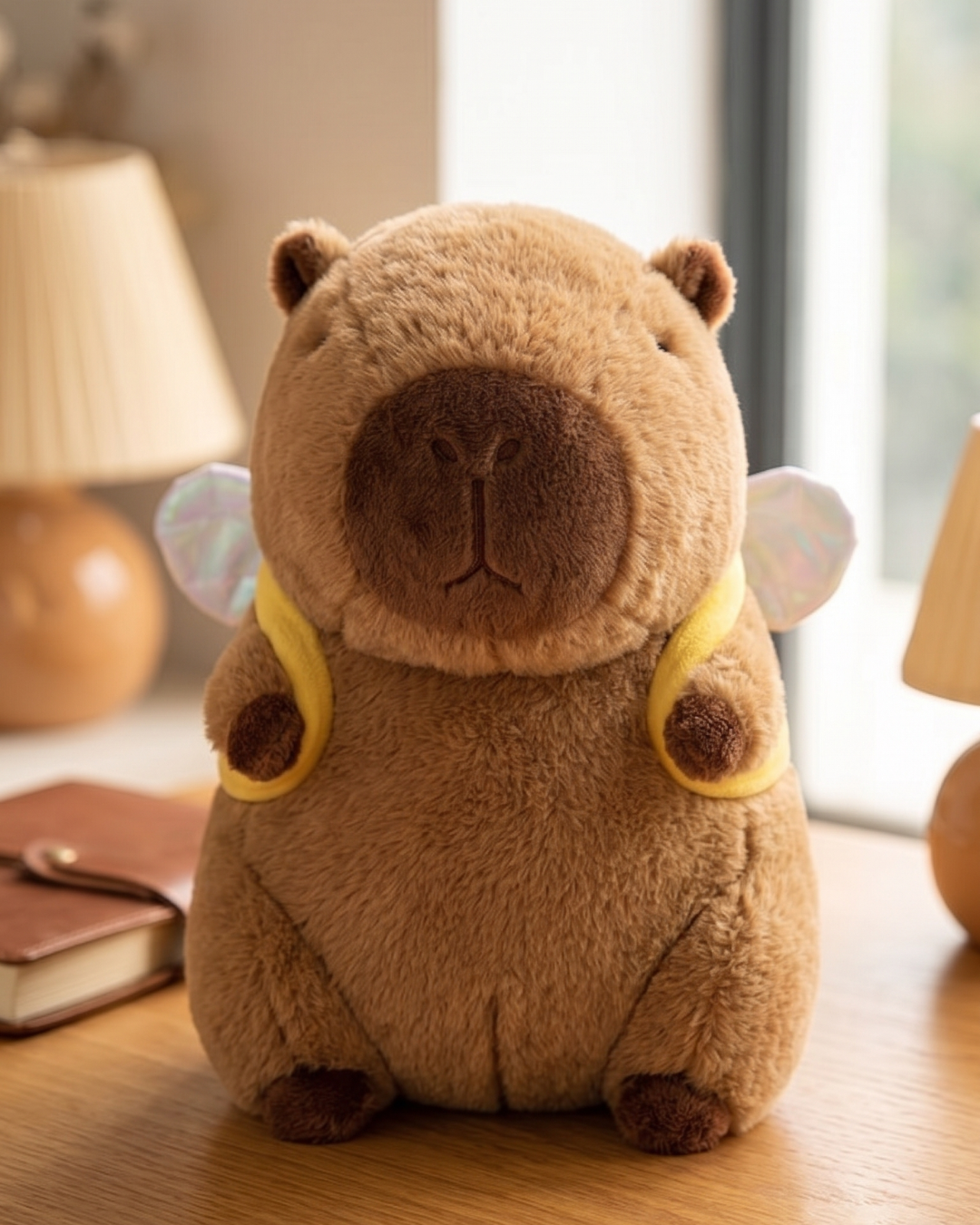 Bumble Capybara Plush with Bee Bag | The Unbothered Capybara & Co.