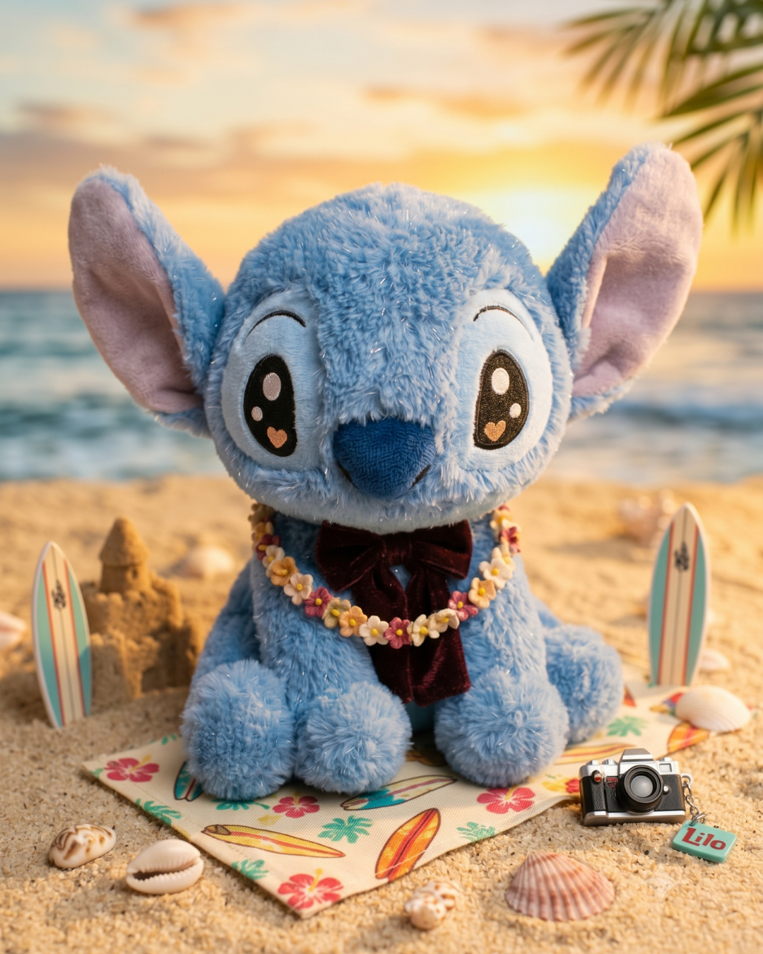 Puddle Blue Alien Plush Toy with Red Scarf | The Mischief Gang | Cloudy Cuddles