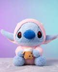 Lattie Pink Alien Plush with Coffee | The Mischief Gang