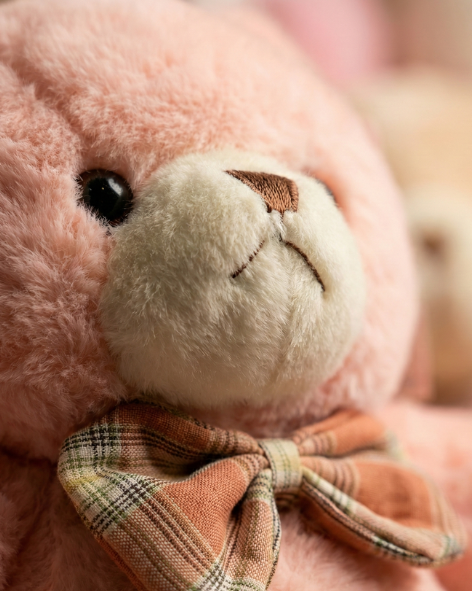 Pink Bow Tie Teddy Bear – Sweet Love Gift Plush