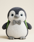 Mopsy Penguin Plush with Turtle Backpack | Penguin & Co.