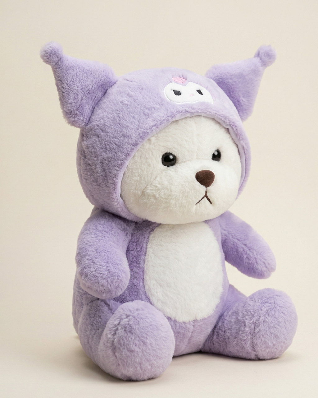 Melumi Purple Bear Plush Toy | Snugsuit Bears | Cloudy Cuddles