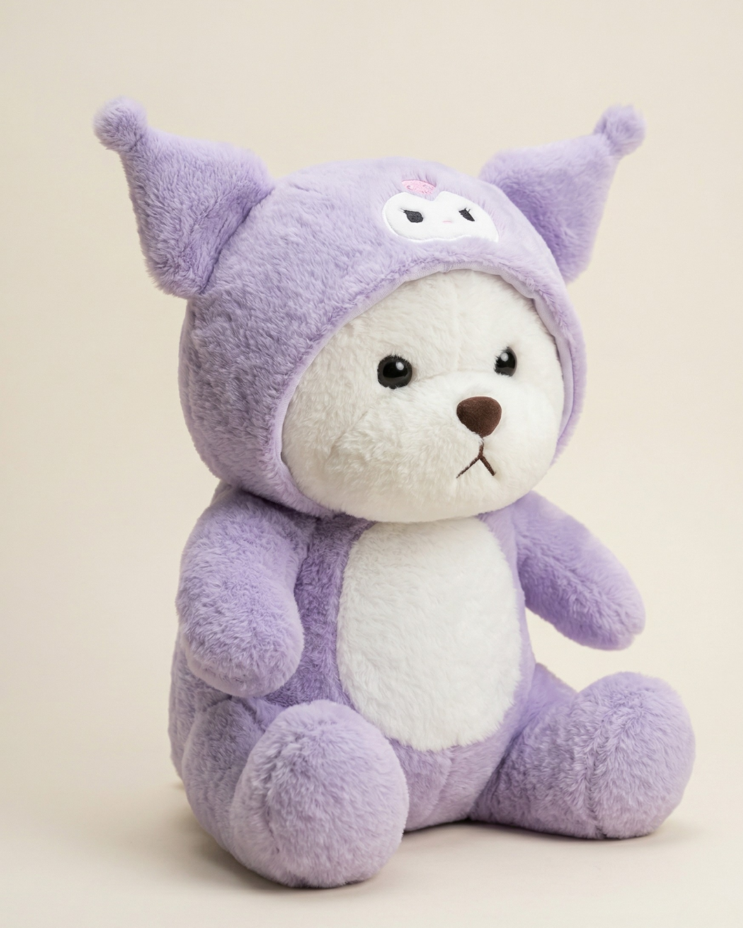 Melumi Purple Bear Plush Toy | Snugsuit Bears | Cloudy Cuddles