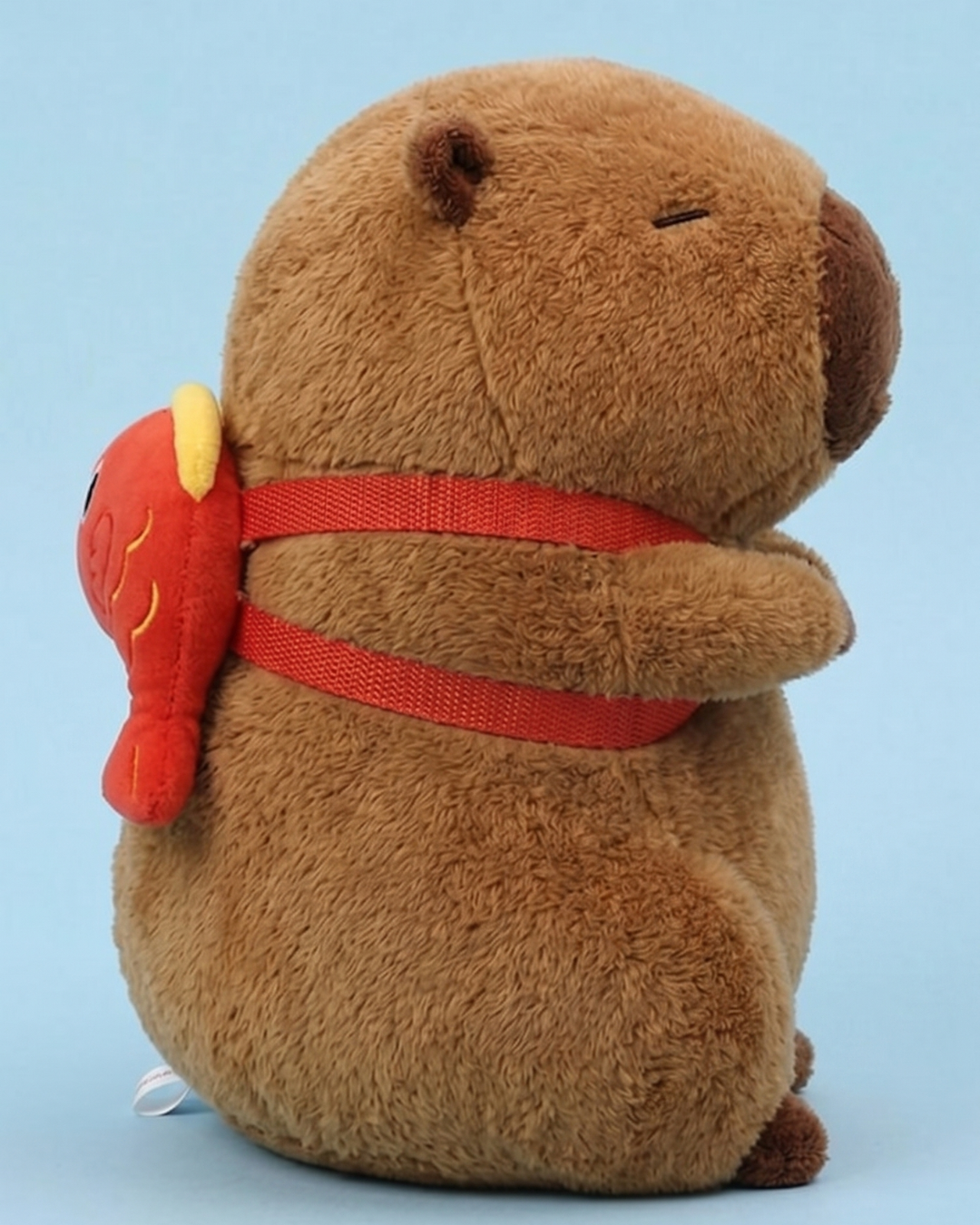 Nori Capybara Plush with Koi Fish | The Unbothered Capybara & Co.