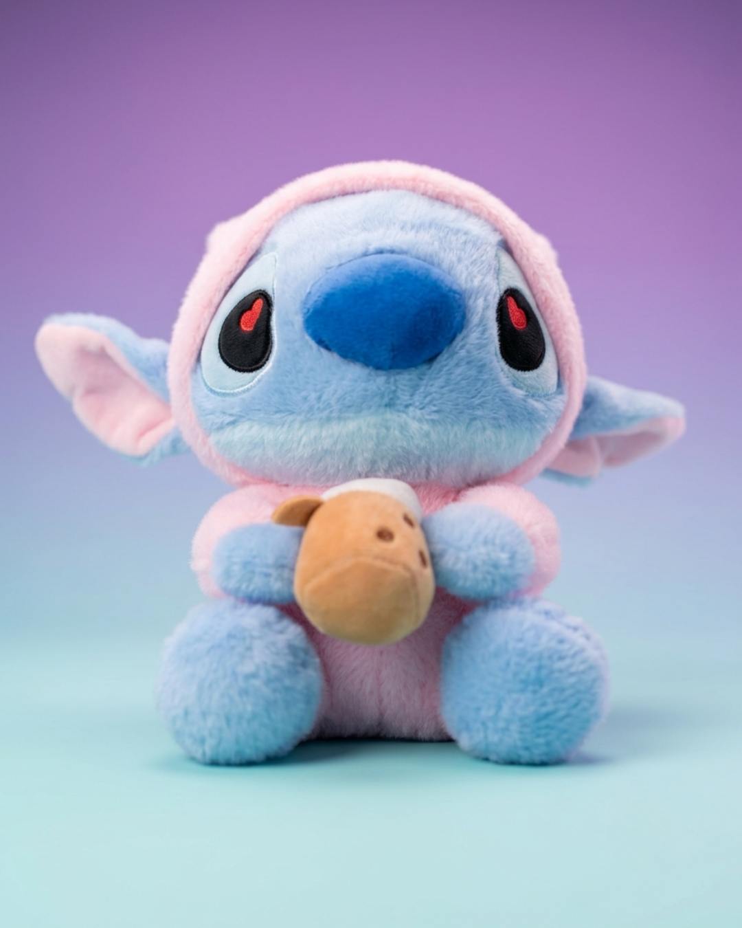 Lattie Pink Alien Plush with Coffee | The Mischief Gang