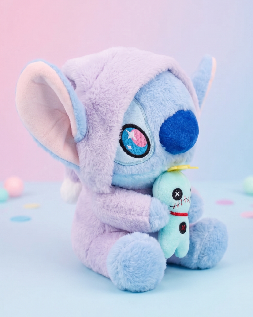Cursie Blue Alien Plush with Voodoo Doll | The Mischief Gang