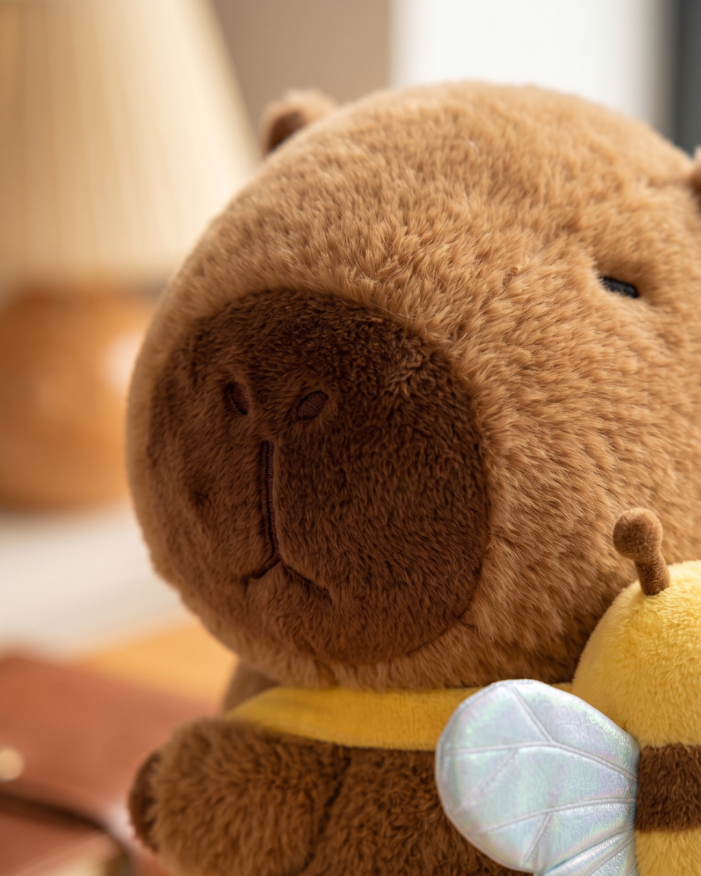 Bumble Capybara Plush with Bee Bag | The Unbothered Capybara & Co.