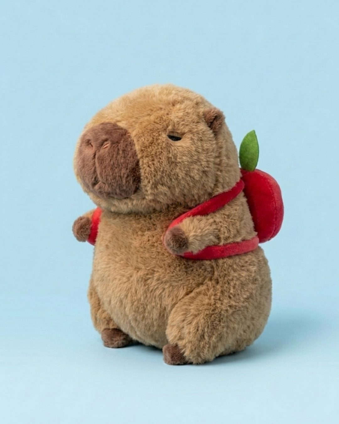 Appo Capybara Plush with Apple Bag | The Unbothered Capybara & Co