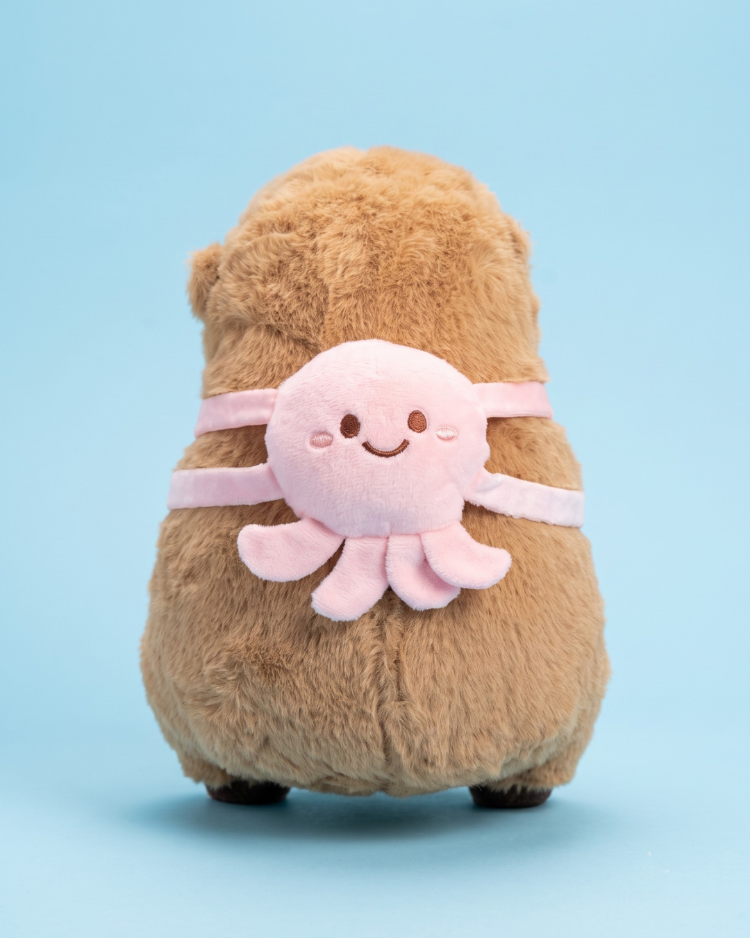 Squido Capybara Plush with Octopus Bag | The Unbothered Capybara & Co.