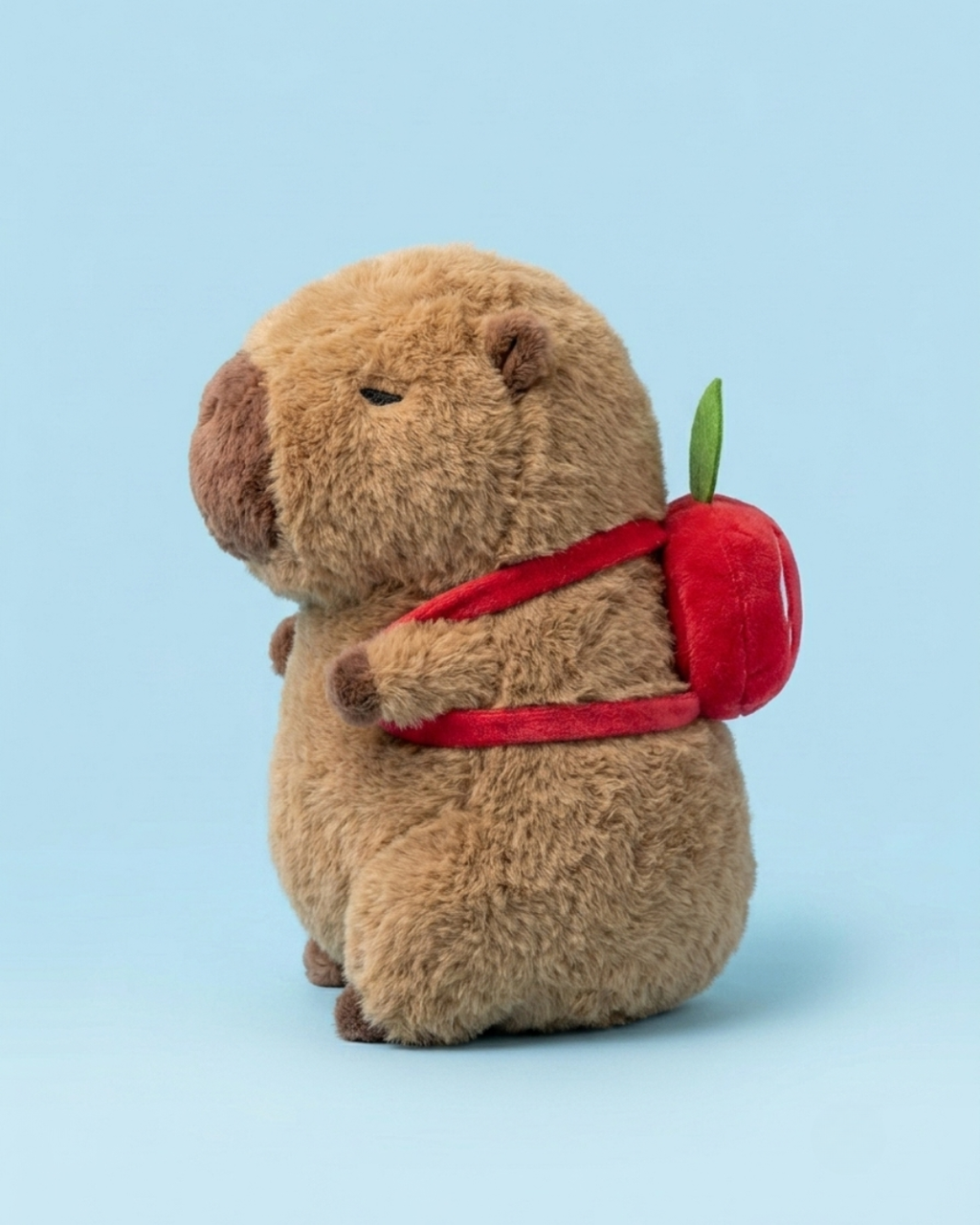 Appo Capybara Plush with Apple Bag | The Unbothered Capybara & Co