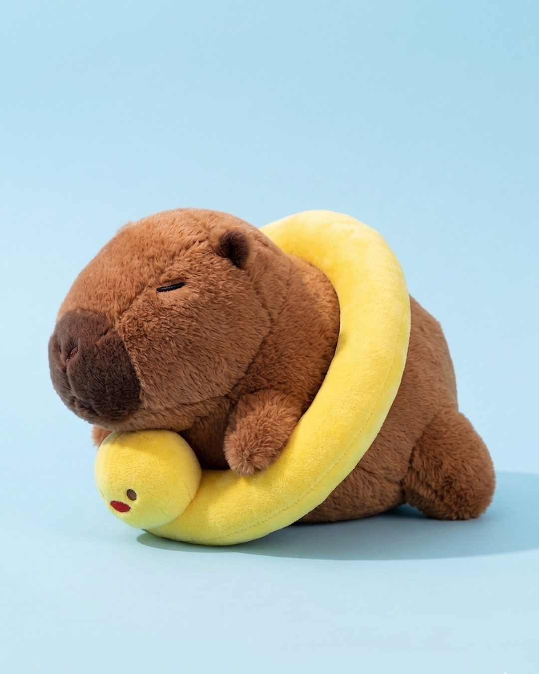 Bubblo Capybara Plush with Duck Float | The Unbothered Capybara & Co.
