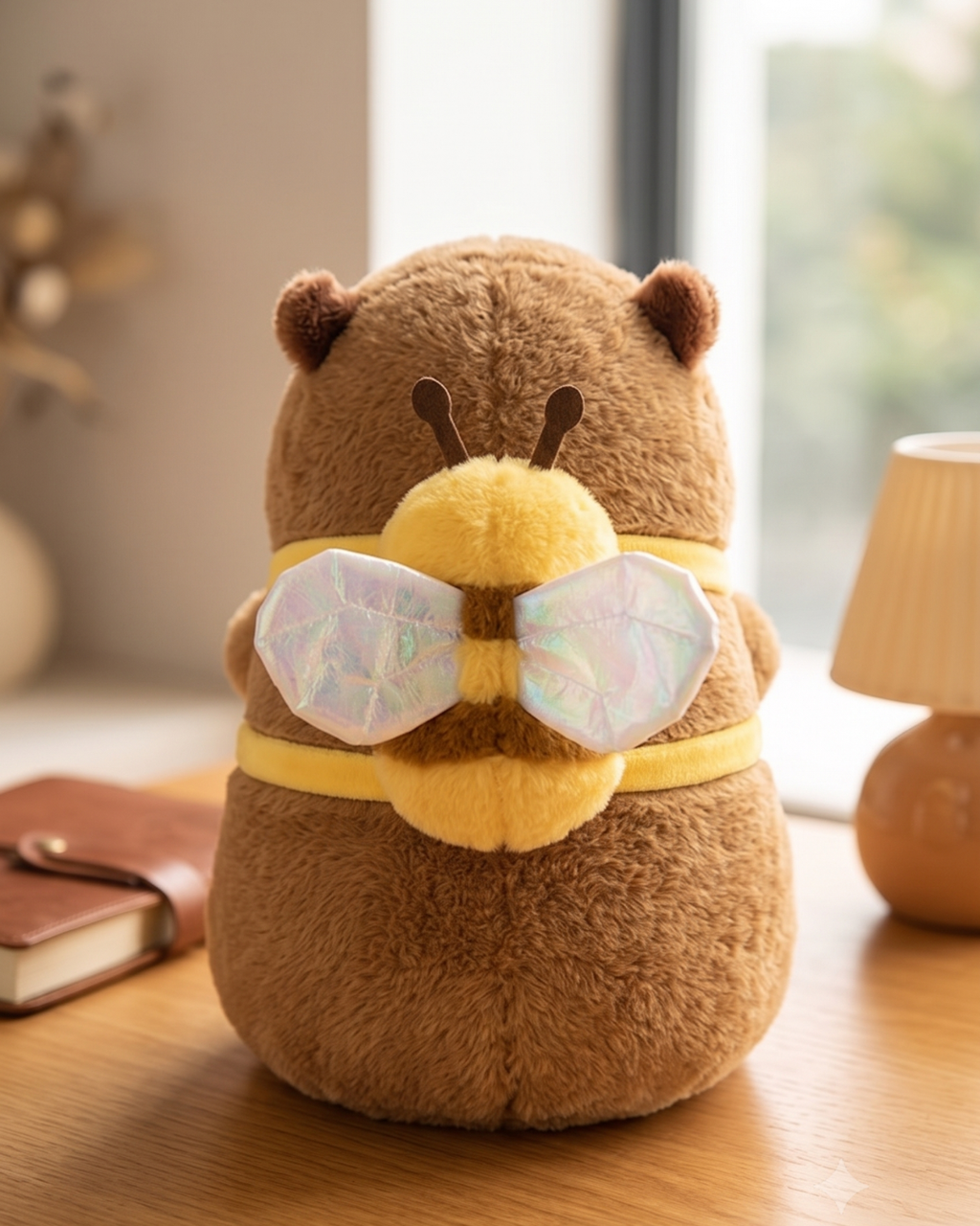 Bumble Capybara Plush with Bee Bag | The Unbothered Capybara & Co.
