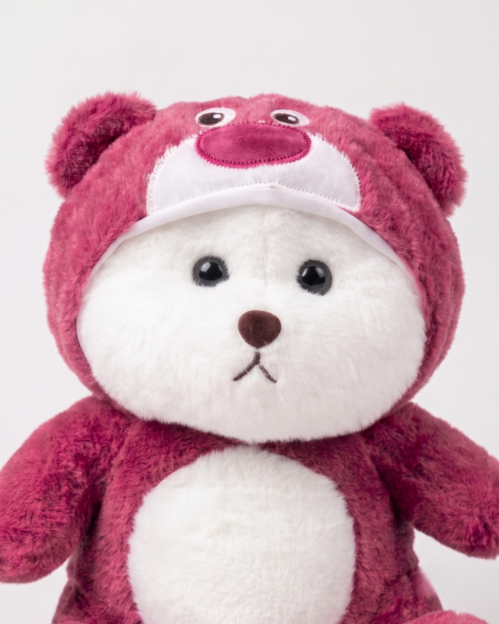 Berrie Maroon Bear Onesie Plush | Snugsuit Bears