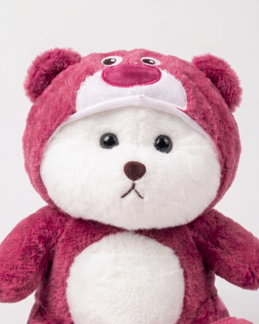 Berrie Maroon Bear Onesie Plush | Snugsuit Bears