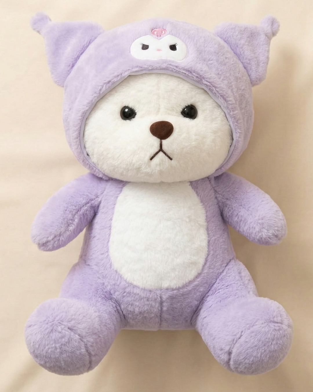 Melumi Purple Bear Plush Toy | Snugsuit Bears | Cloudy Cuddles