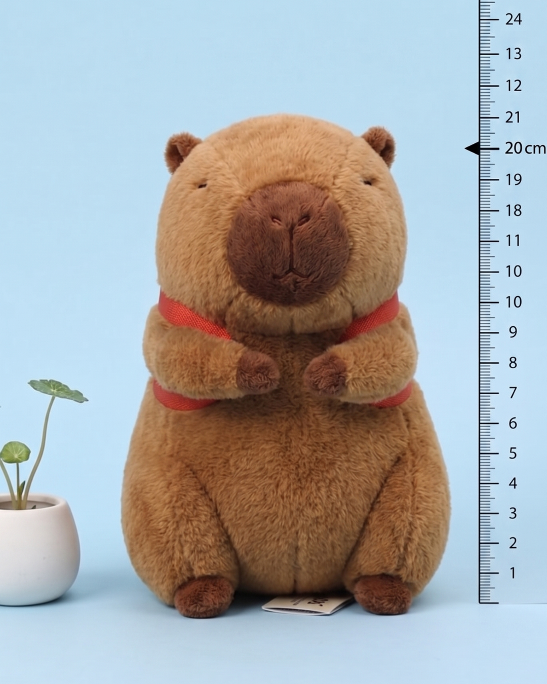 Nori Capybara Plush with Koi Fish | The Unbothered Capybara & Co.