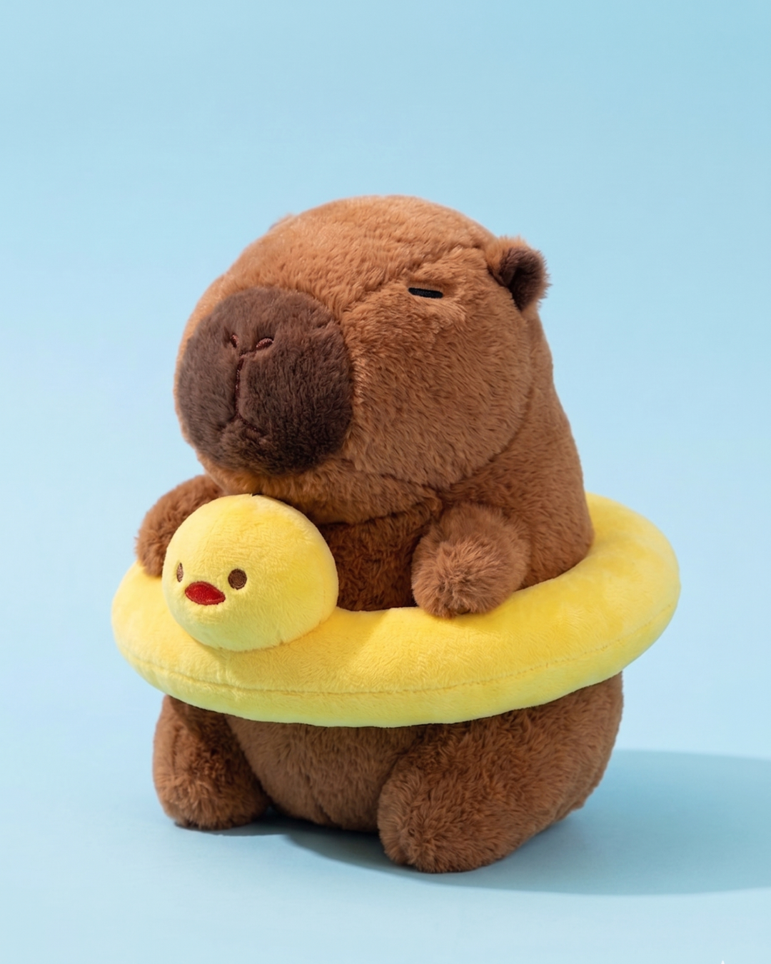 Bubblo Capybara Plush with Duck Float | The Unbothered Capybara & Co.