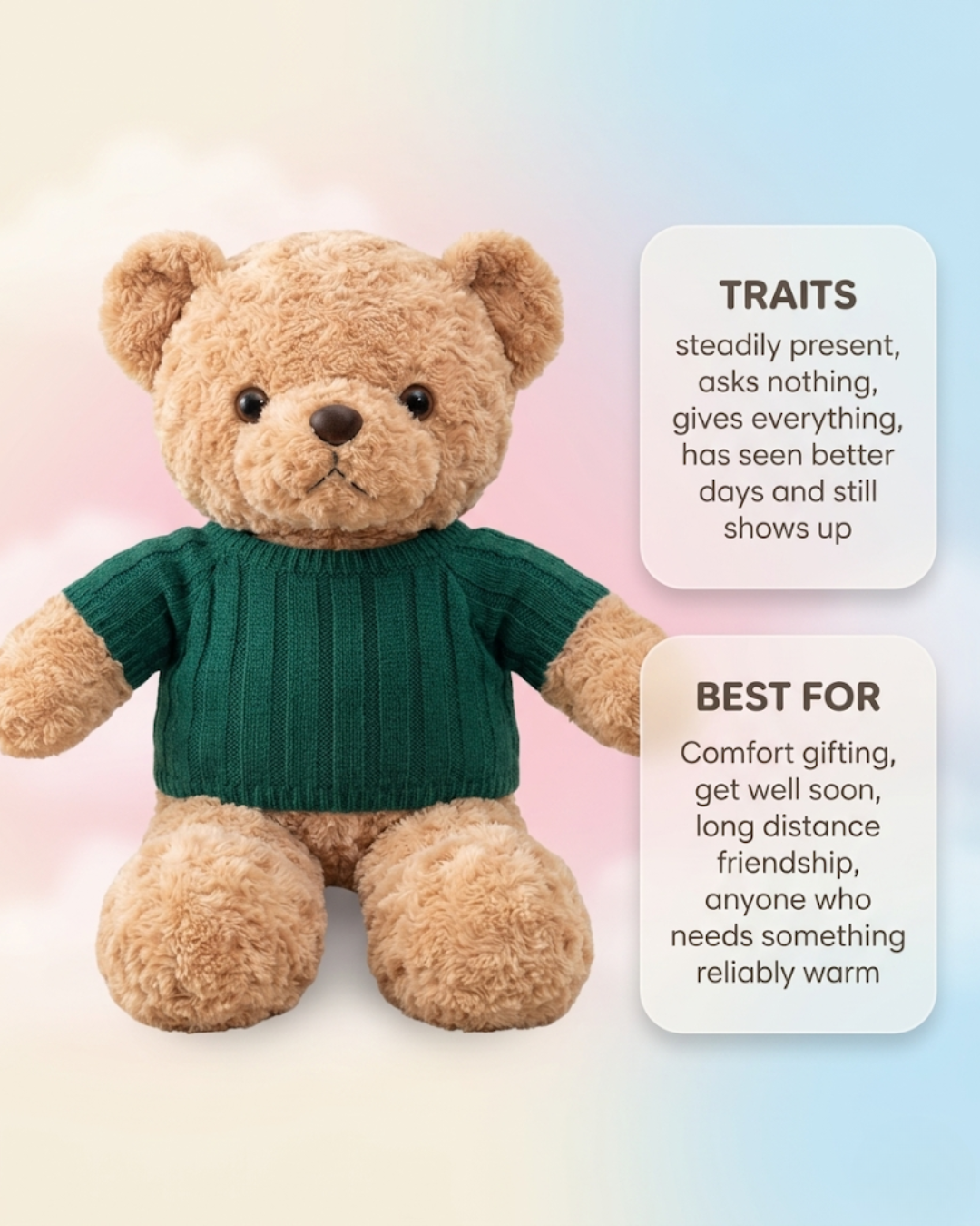 Bramble Curly Teddy Bear Plush | The Cosy Corner Bears