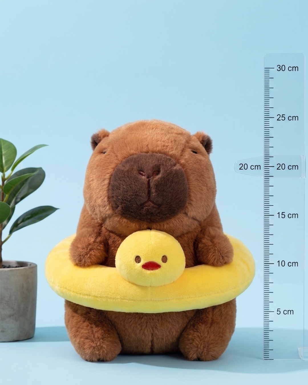 Bubblo Capybara Plush with Duck Float | The Unbothered Capybara & Co.