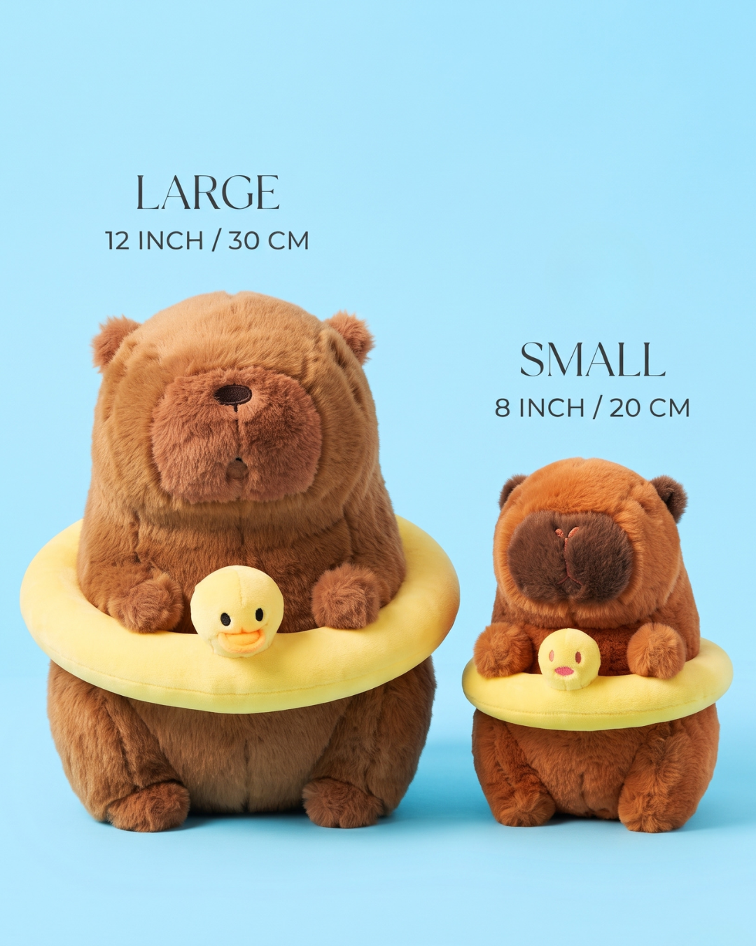 Bubblo Capybara Plush with Duck Float | The Unbothered Capybara & Co.