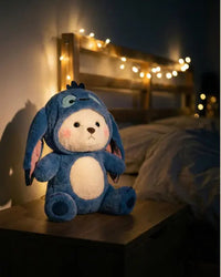 Hoodie Teddy Bear Plush – Soft Stitch-Style Teddy Pearls Toys