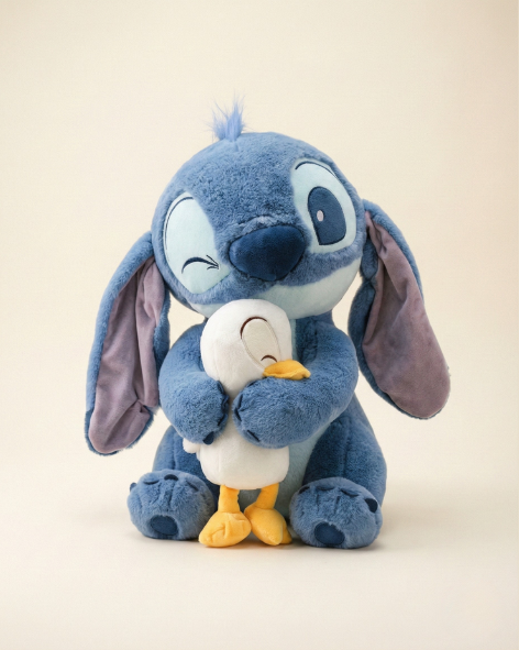 Quibble Blue Alien Plush Toy with Duck | The Mischief Gang | Cloudy Cuddles