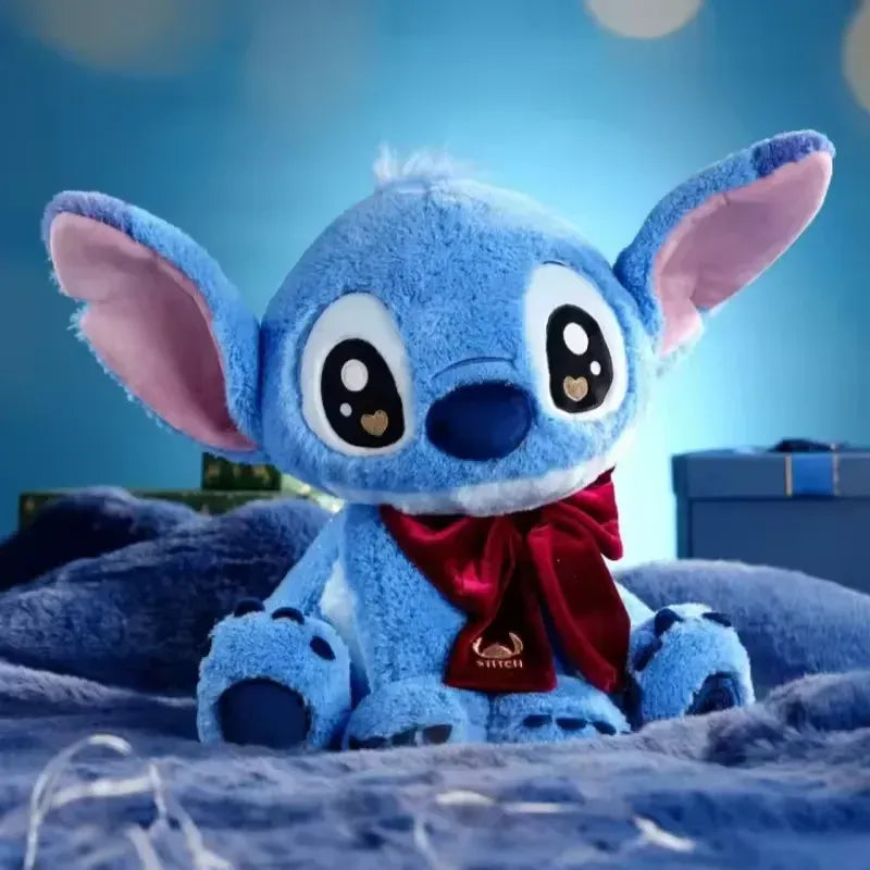 Puddle Blue Alien Plush Toy with Red Scarf | The Mischief Gang | Cloudy Cuddles