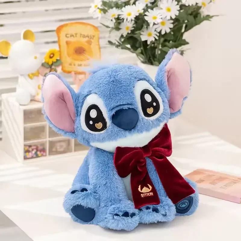 Puddle Blue Alien Plush Toy with Red Scarf | The Mischief Gang | Cloudy Cuddles